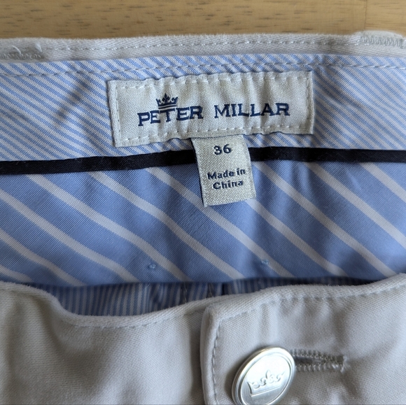 Peter Millar Flat Front Chino Trouser (Size 36x28.5) - Picture 3 of 7